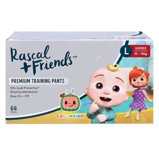 Combo 2 thùng tã quần rascal & friend đủ size l64/xl58/xxl50