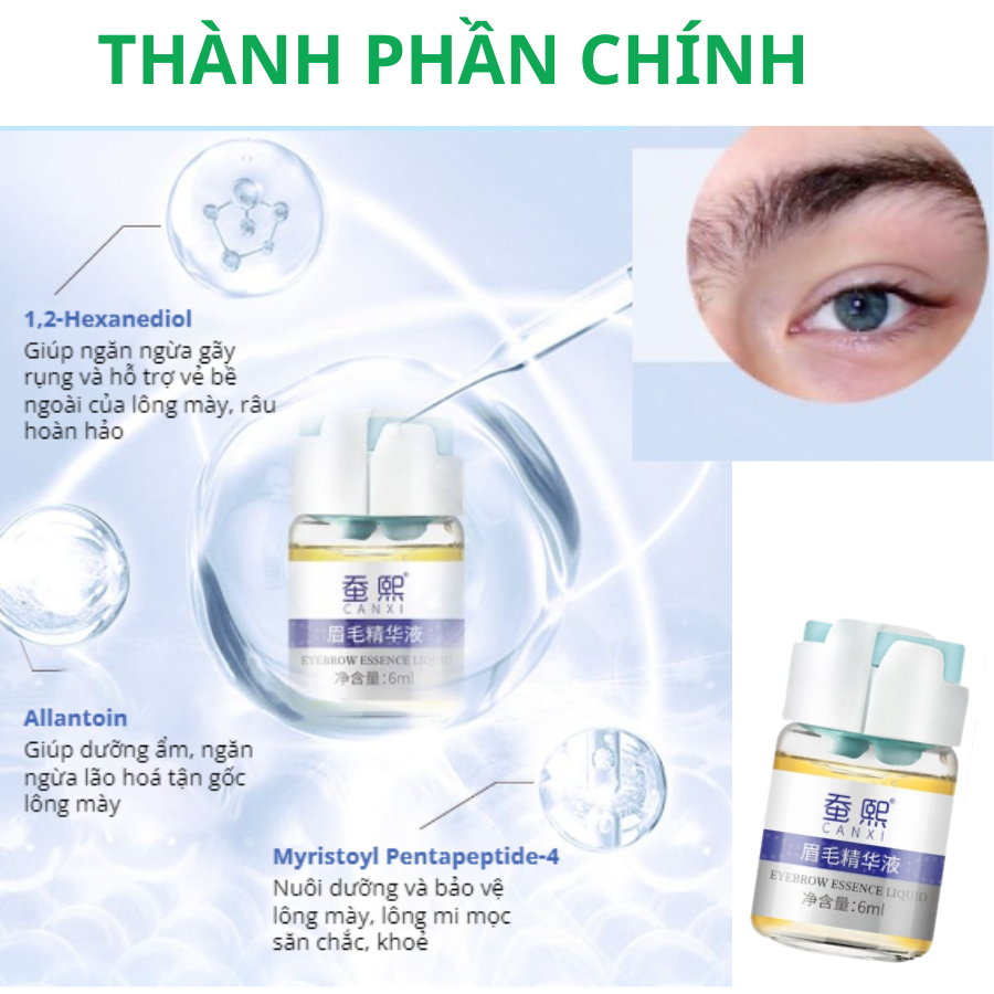 Huyết Thanh Kích Thích Mọc Lông ANRAN Nhật Bản - Serum ANRAN Kích Thích Mọc Tóc, Râu, Lông Mày, Lông Mi 6ML