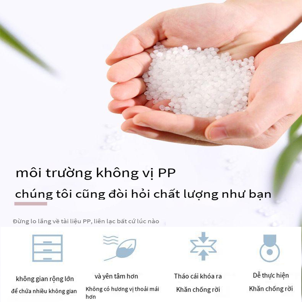 Tủ quần áo nhựa cho bé Macaron - năm tầng và bánh xe