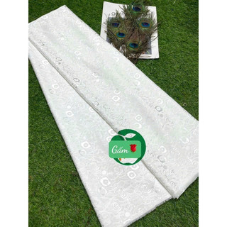 Vải áo dài gấm lụa 2mx1m55