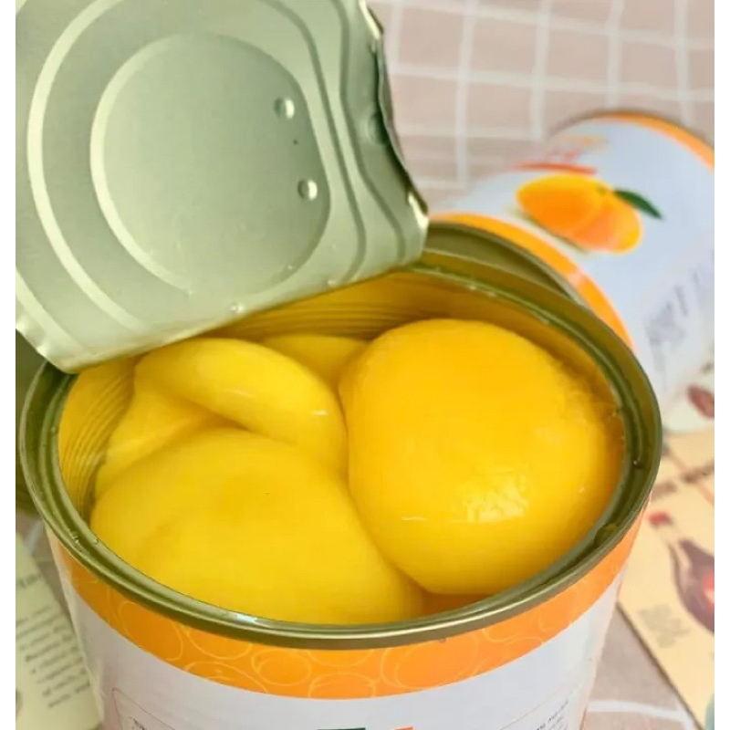 Đào Vàng Nong Woo Ngâm Yellow Peach Hàn Quốc 820g