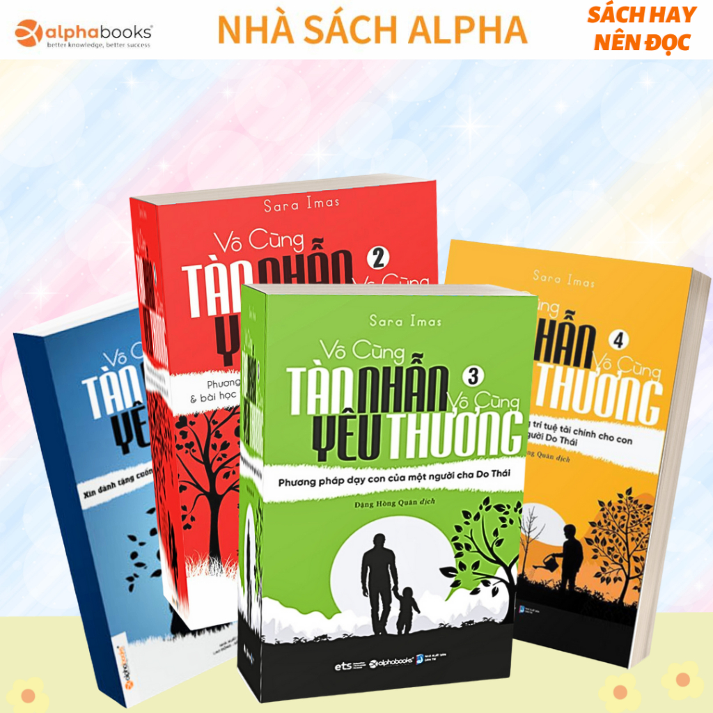 Lẻ/Combo 4 Sách Vô Cùng Tàn Nhẫn Vô Cùng Yêu Thương: Phương Pháp Dạy Con Đặc Biệt Của Người Do Thái