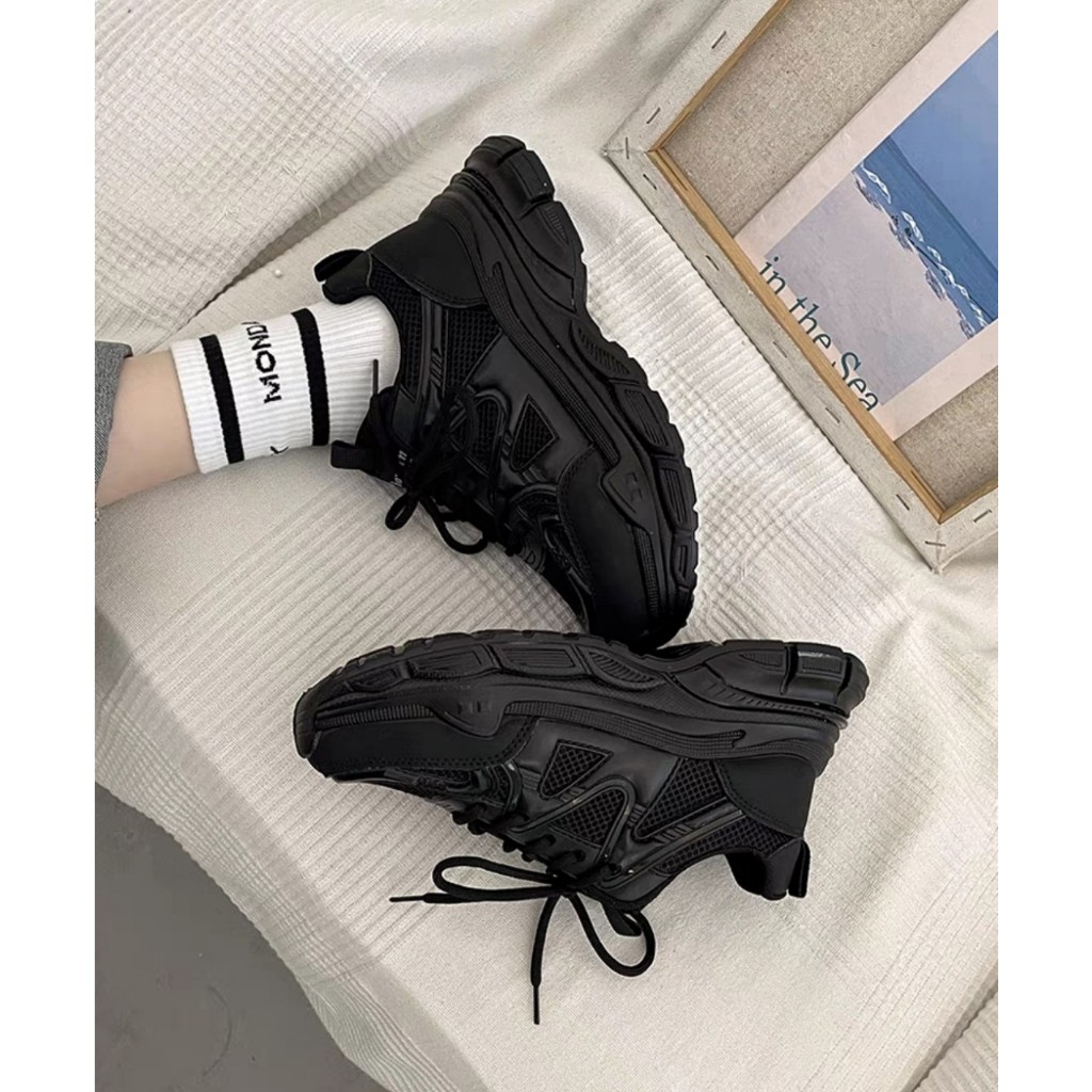 Giày thể thao nữ ST88 2023 phong cách Hàn Quốc - sneaker độn đế 6cm