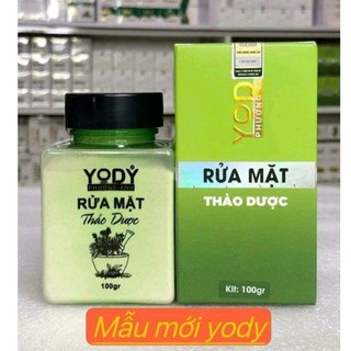 Bột rửa mặt thảo dược yody phương anh mẫu mới