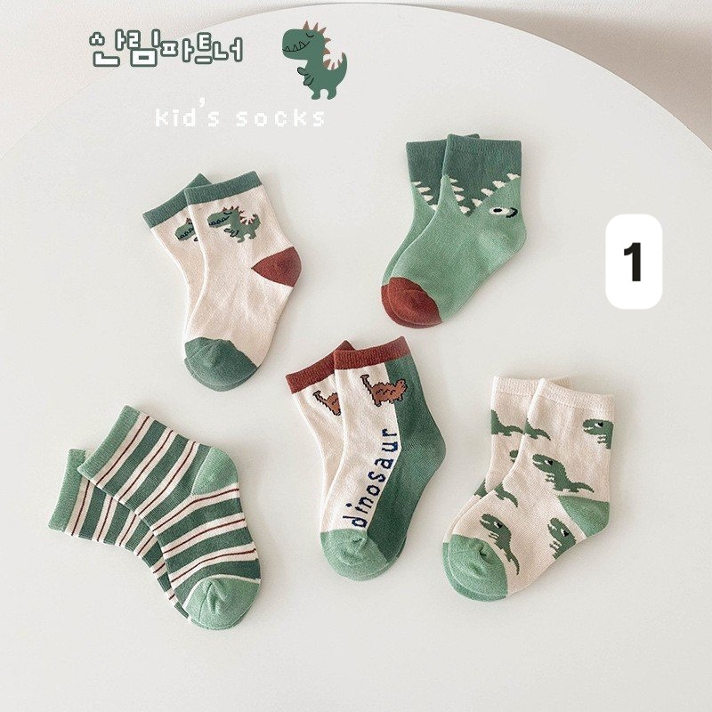 COMBO 5 ĐÔI TẤT XUẤT HÀN CHO BÉ SIÊU XINH