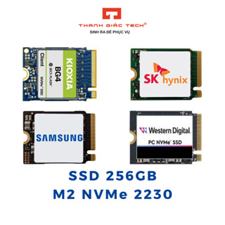 Ổ Cứng SSD 256GB NVMe Gen3 x4 Chuẩn 2230 Samsung / Hynix / Micron / Kioxia / WesternDigital - Bảo Hành 3 Năm