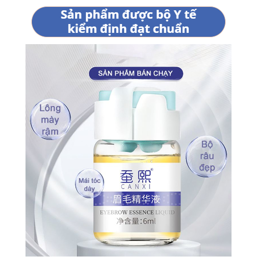 Huyết Thanh Kích Thích Mọc Lông ANRAN Nhật Bản - Serum ANRAN Kích Thích Mọc Tóc, Râu, Lông Mày, Lông Mi 6ML
