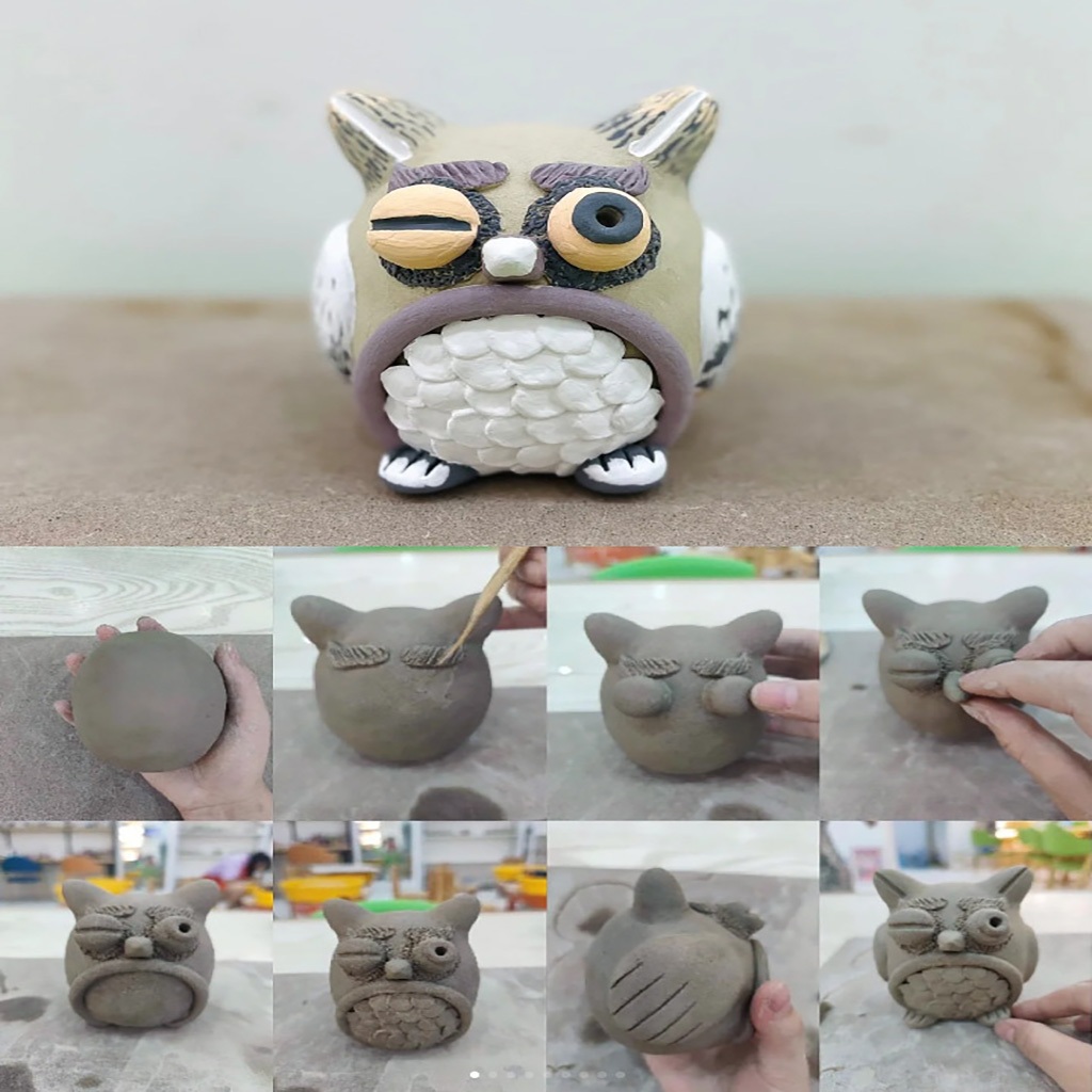 Đất sét tự khô, Đất Sét Mỹ Thuật tạo hình mẫu,làm khuôn, nặn trang trí theo ý muốn