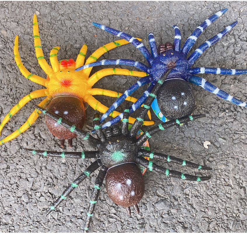 Loại To Đồ Chơi Mô Hình Con Nhện Dẻo Bóp Kêu Hàng Việt Nam,Đồ Chơi Halloween