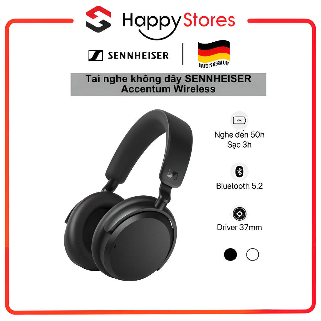 Tai nghe không dây SENNHEISER Accentum Wireless thương hiệu từ Đức