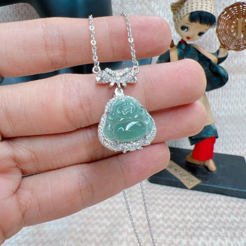 Dây chuyền bạc 925 đính đá chạm P.Di Lac