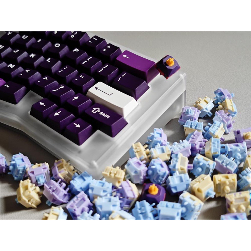 Keycap Aifei Purple Purpleti profile ABS 2 shot bàn phím cơ - Mitoby Studio