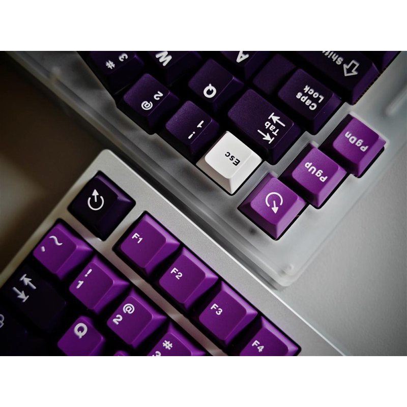 Keycap Aifei Purple Purpleti profile ABS 2 shot bàn phím cơ - Mitoby Studio