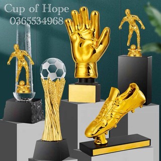 In ấn theo yêu cầu kỷ niệm chương bóng đá cúp vàng vàng lưu niệm cúp bóng đá thể thao cup lưu niệm pha lê cờ giá rẻ xịn