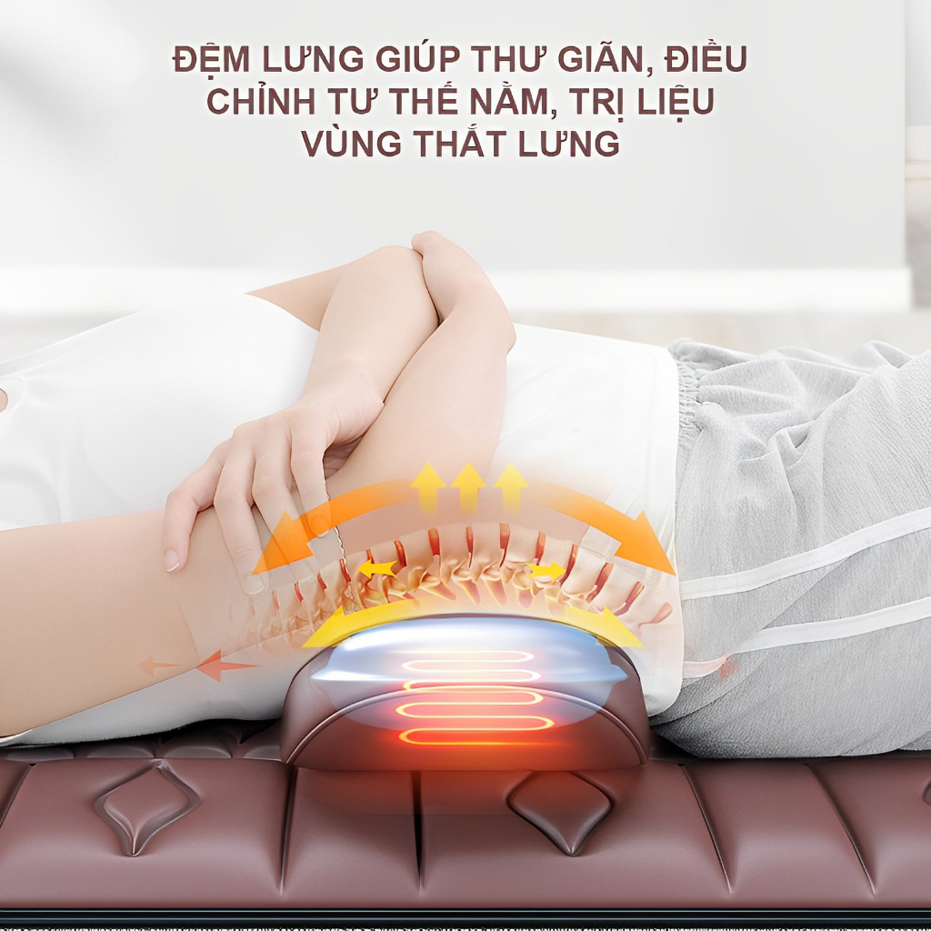 Thảm Massage toàn thân kèm đệm massage chân 12 điểm, nệm ghế mát xa rung, làm ấm, giảm đau nhức hỗ trợ tuần hoàn máu