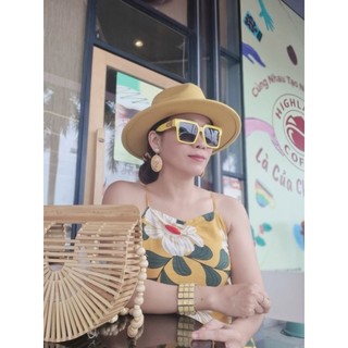 mũ nỉ vàng siêu đẹp