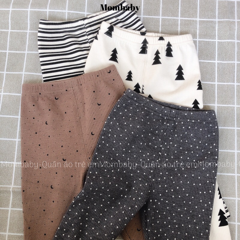 Linanxi QC 2023-Bộ áo quần dài tay hai cúc hoạ tiết phong cách Hàn cho bé mặc thu đông