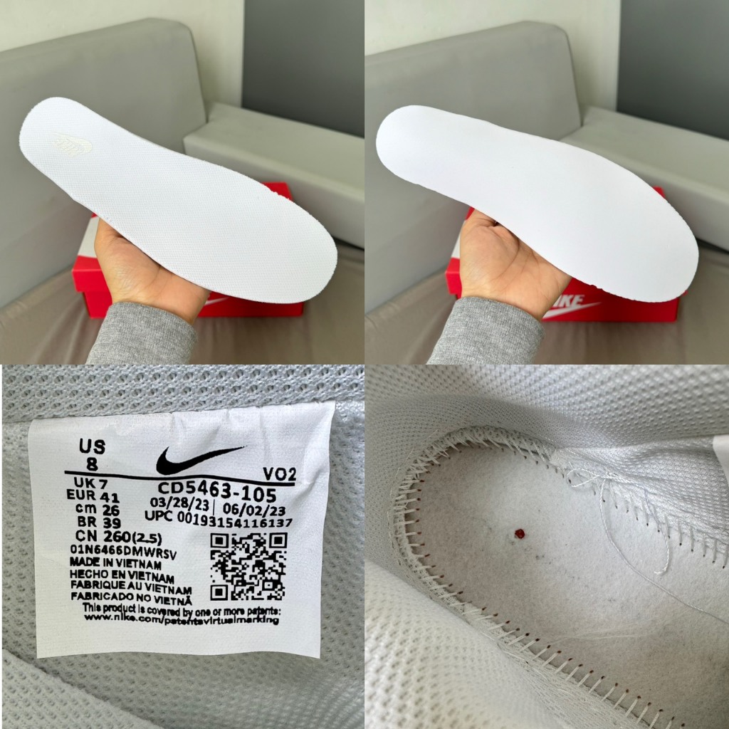 Giày Sneaker AF1 Court Vision Low White Gum CD5463-105 - FULLBOX BẢN ĐẸP