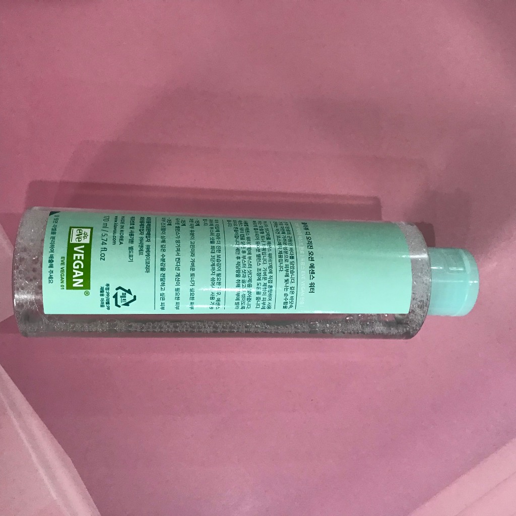 Bộ nước hoa hồng và tinh chất cấp ẩm KLAVUU Vegan Ocean Essence Water Sea Veg Toner 170ml & Booster 30ml