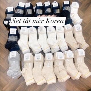 Set 10 đôi tất nữ len hàn 3 màu-a962
