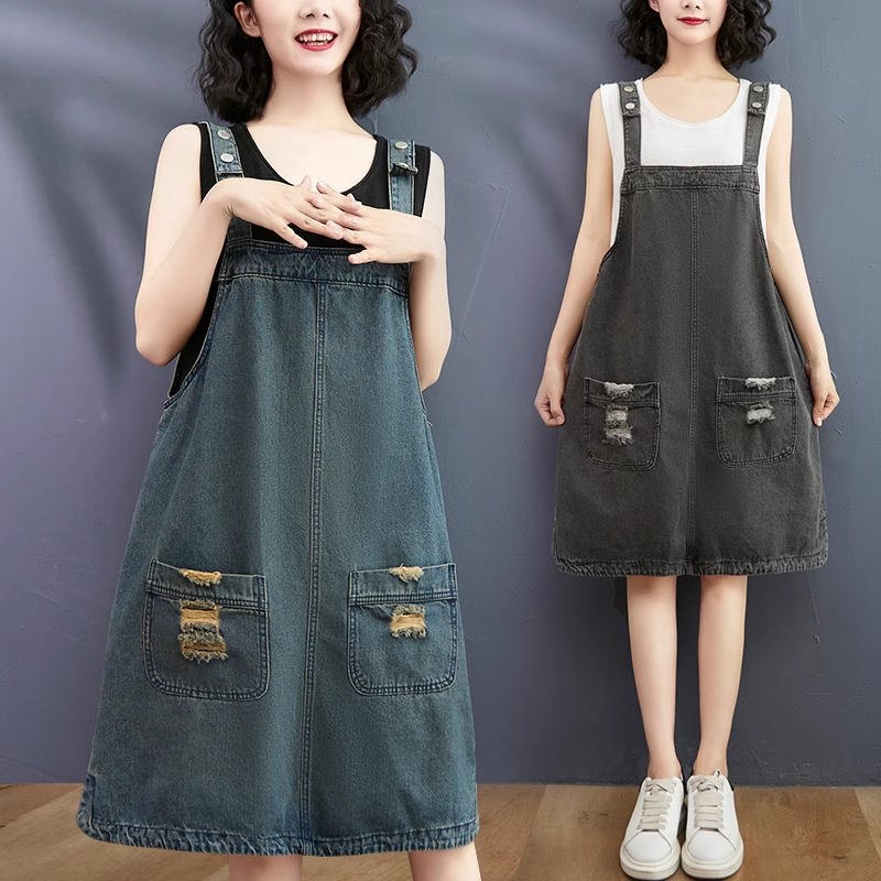 H211 Yếm bò bigsize kiểu dáng đơn giản trẻ trung