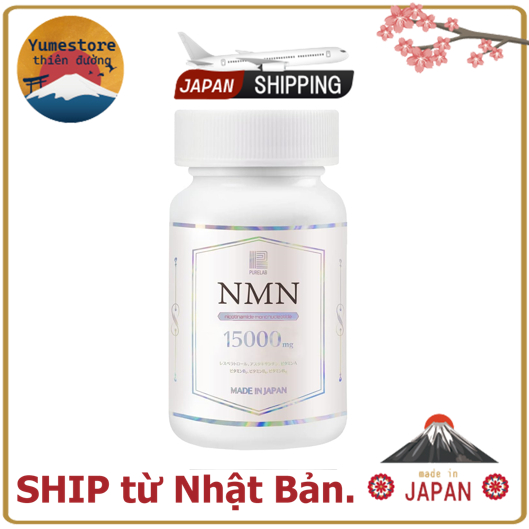 Viên uống NMN PureLab Cao cấp Nhật Bản 15000mg Chứa resveratrol và astaxanthin