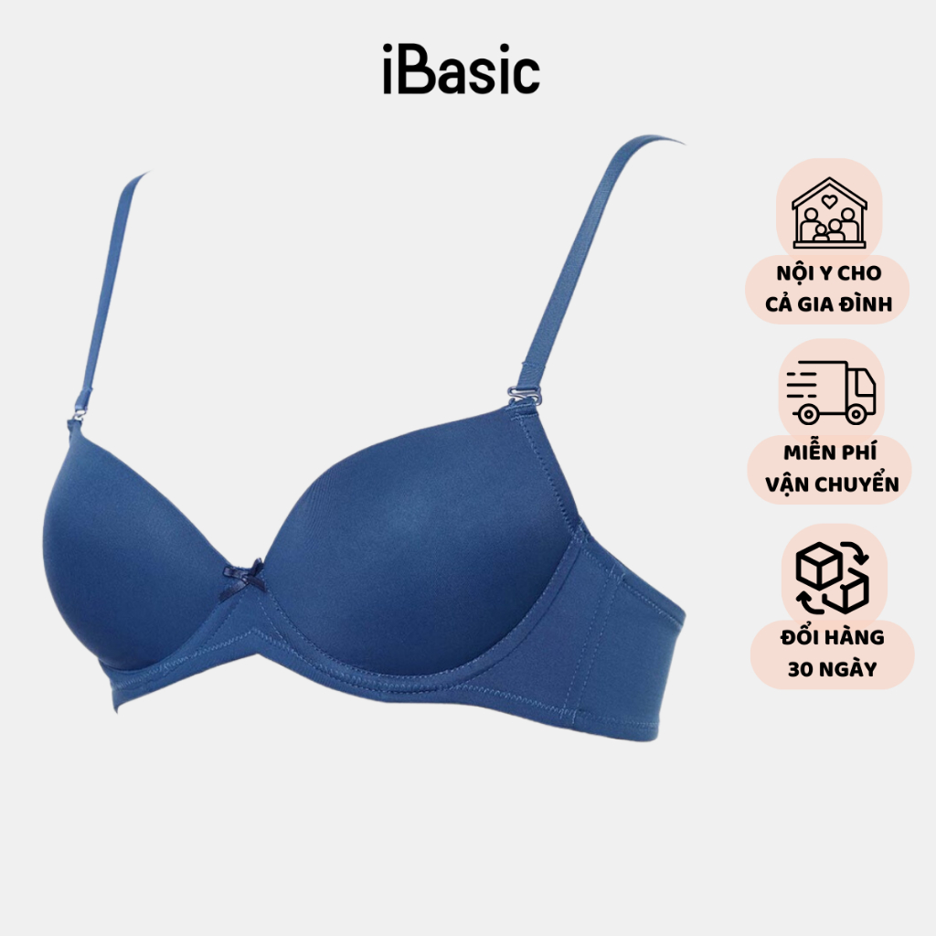 Áo ngực có gọng mút vừa demi daily iBasic BRAW087