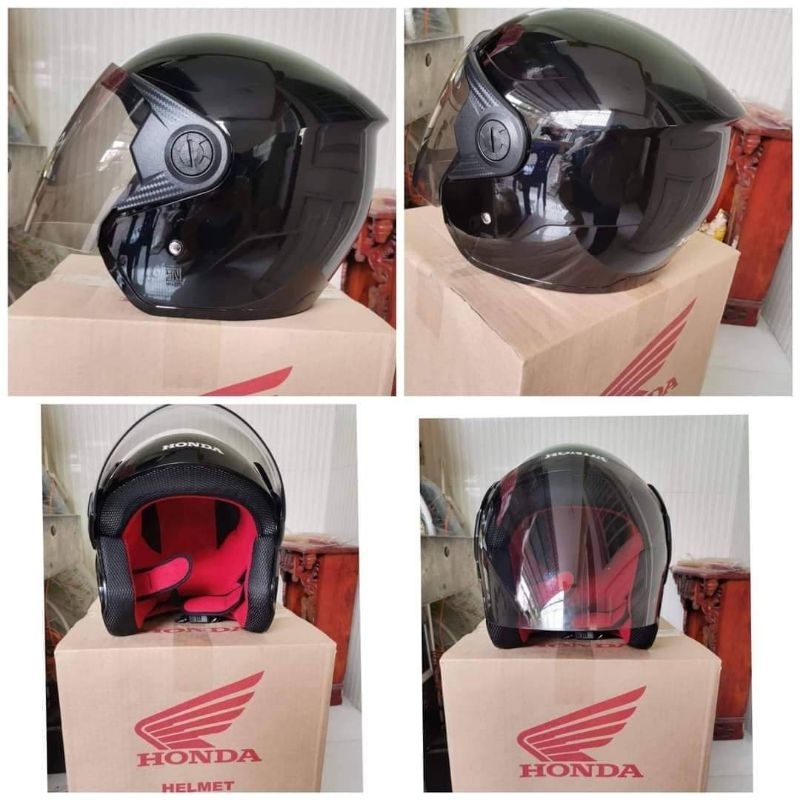 Nón HONDA SIÊU PHẨM 3/4 hàng nhập khẩu theo xe INDONESIA sản xuất có xước nhẹ do Vận Chuyển.