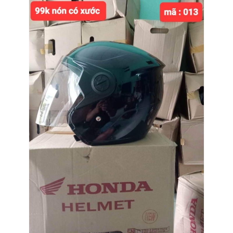 Nón HONDA SIÊU PHẨM 3/4 hàng nhập khẩu theo xe INDONESIA sản xuất có xước nhẹ do Vận Chuyển.