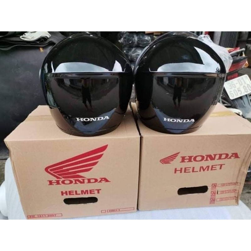 Nón HONDA SIÊU PHẨM 3/4 hàng nhập khẩu theo xe INDONESIA sản xuất có xước nhẹ do Vận Chuyển.