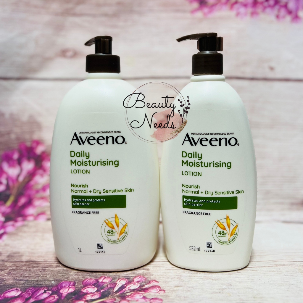 Kem dưỡng thể toàn thân không mùi Aveeno Active Naturals Daily Moisturising Fragrance Free Body Lotio 532ml - 1l