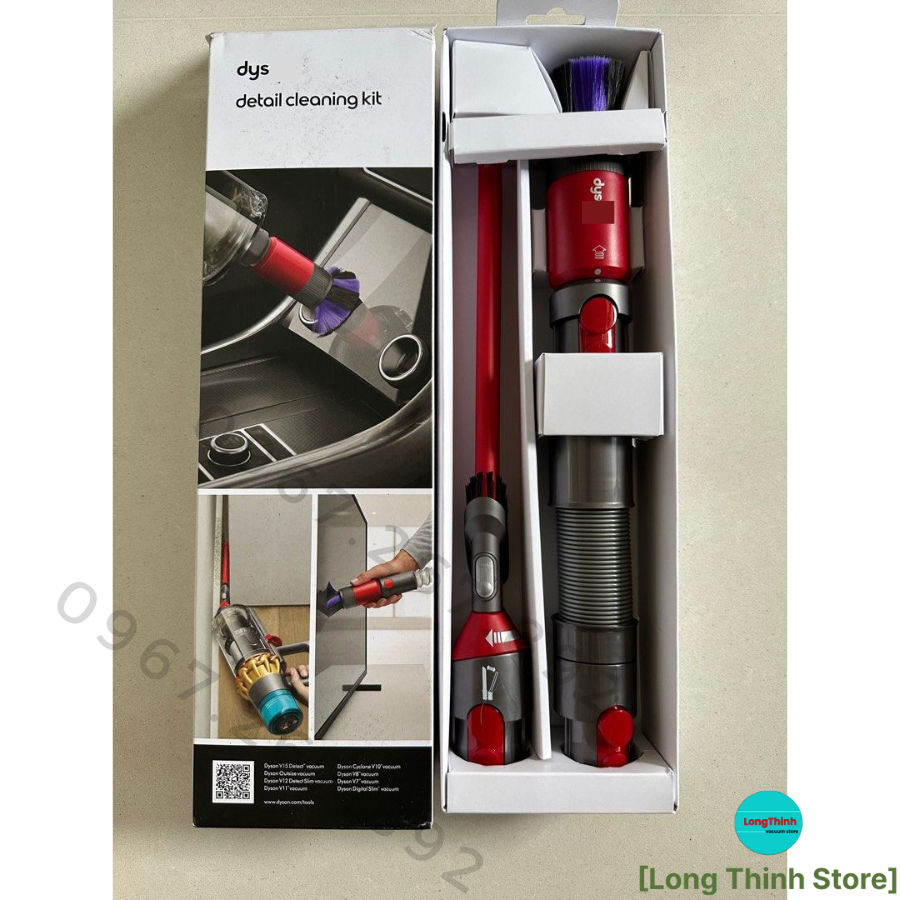 Chính hãng - Bộ phụ kiện đầu hút sạch sâu 𝐃𝐲𝐬𝐨𝐧 Detail Cleaning Kit