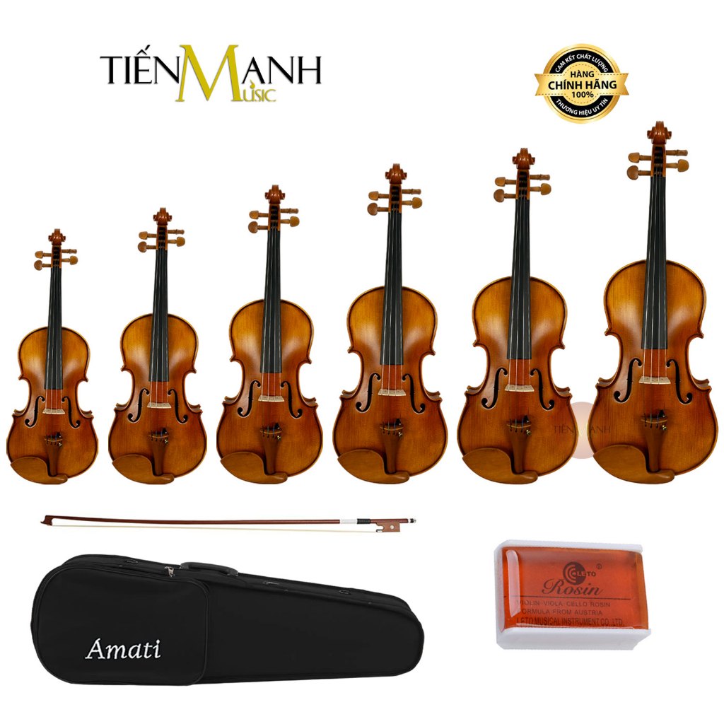 [Chính Hãng, Gỗ Thịt] Đàn Violin Amati VW30M Size 4/4 - Vĩ Cầm Vi-ô-lông Violon
