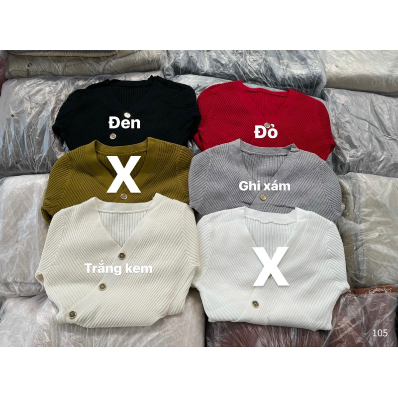 Áo len cổ V vạt chéo ôm body dài tay cúc đồng “DUNI” tiểu thư, Lipeo.store