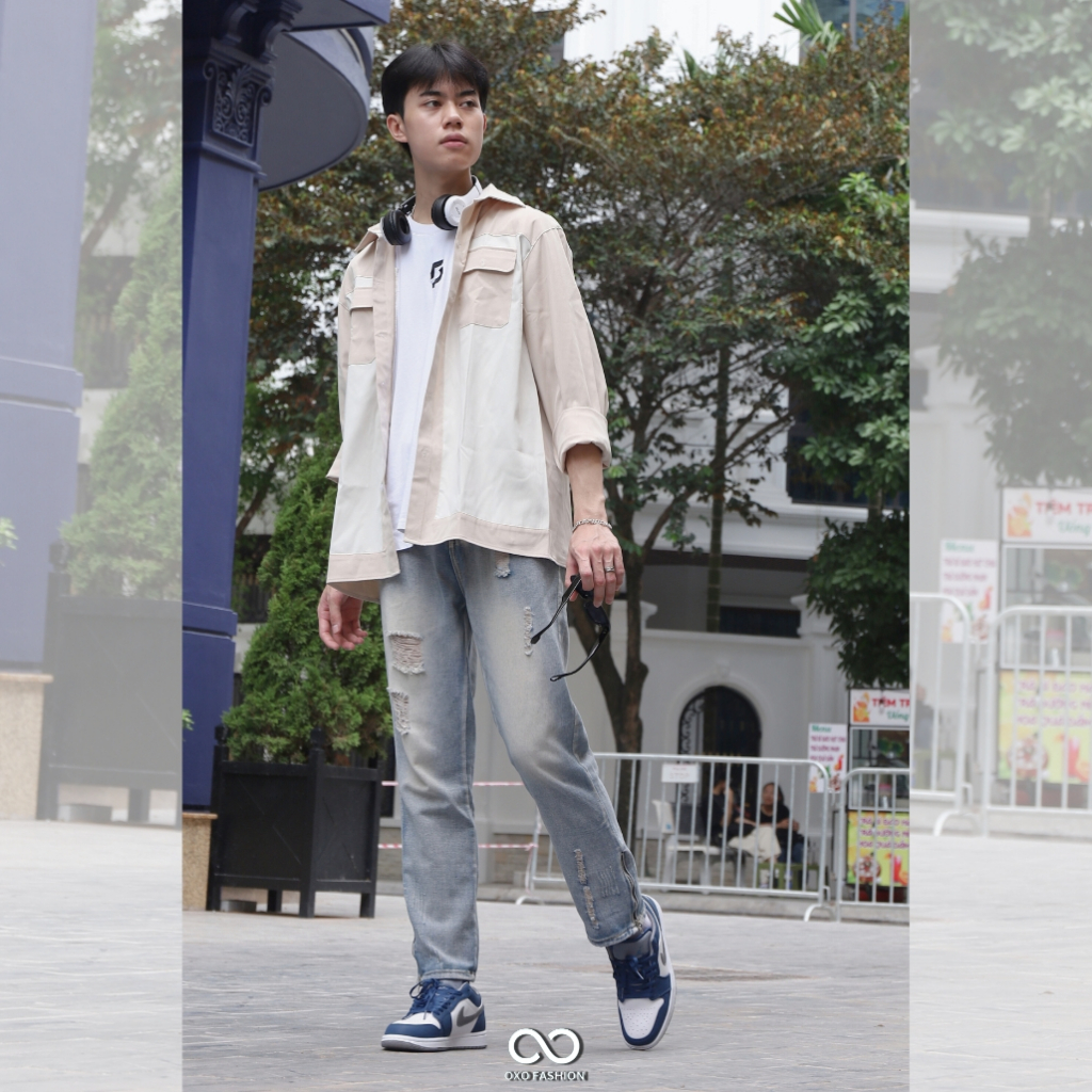 Giày Nike Air Jordan 1 Low True Blue Cement 553558-412 chính hãng dành cho nam nam nữ, Jordan 1 real FullBox Oxo Fashion