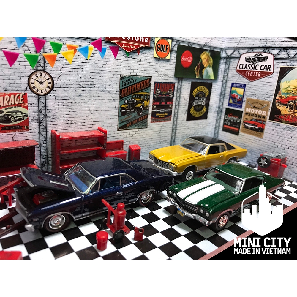 Garage cổ điển 1/64