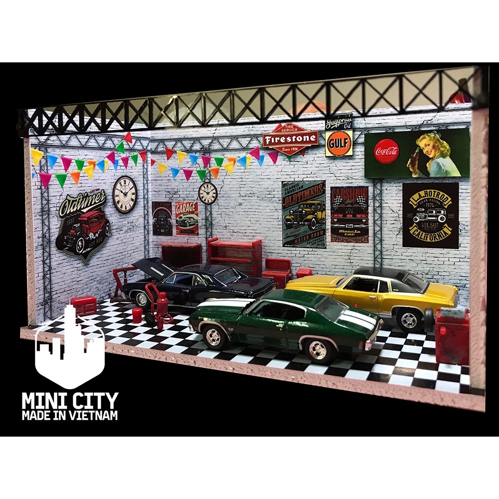 Garage cổ điển 1/64