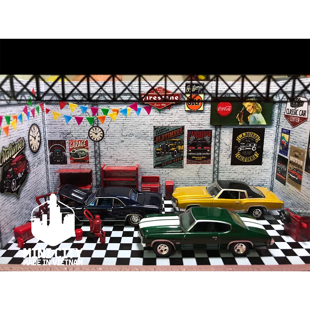 Garage cổ điển 1/64