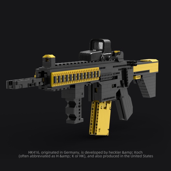 Đồ Chơi Lắp Ráp LEGO Mô Hình Súng CSGO M416 Black Gold Tỉ Lệ 1:1 Với 1000+ Mảnh Ghép - Theo Bản Thiết Kế Chuẩn Kevin183
