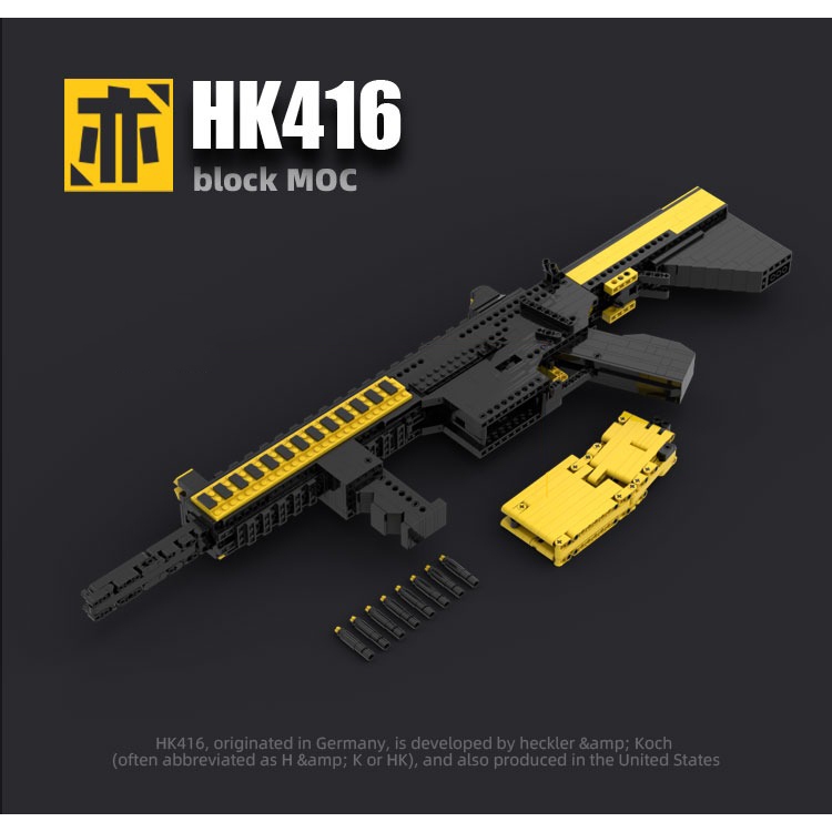 Đồ Chơi Lắp Ráp LEGO Mô Hình Súng CSGO M416 Black Gold Tỉ Lệ 1:1 Với 1000+ Mảnh Ghép - Theo Bản Thiết Kế Chuẩn Kevin183