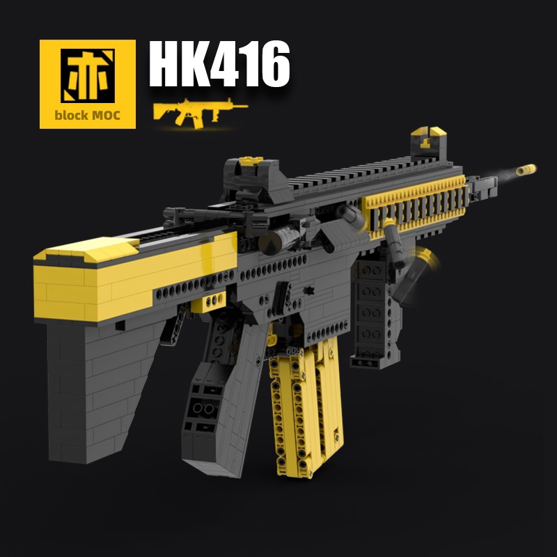 Đồ Chơi Lắp Ráp LEGO Mô Hình Súng CSGO M416 Black Gold Tỉ Lệ 1:1 Với 1000+ Mảnh Ghép - Theo Bản Thiết Kế Chuẩn Kevin183