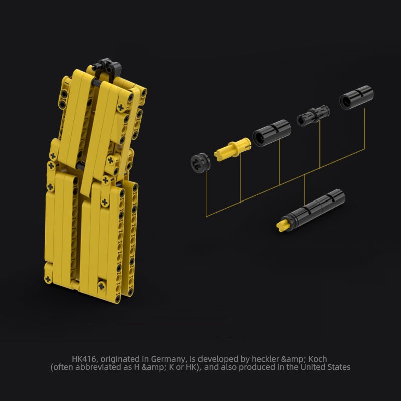 Đồ Chơi Lắp Ráp LEGO Mô Hình Súng CSGO M416 Black Gold Tỉ Lệ 1:1 Với 1000+ Mảnh Ghép - Theo Bản Thiết Kế Chuẩn Kevin183