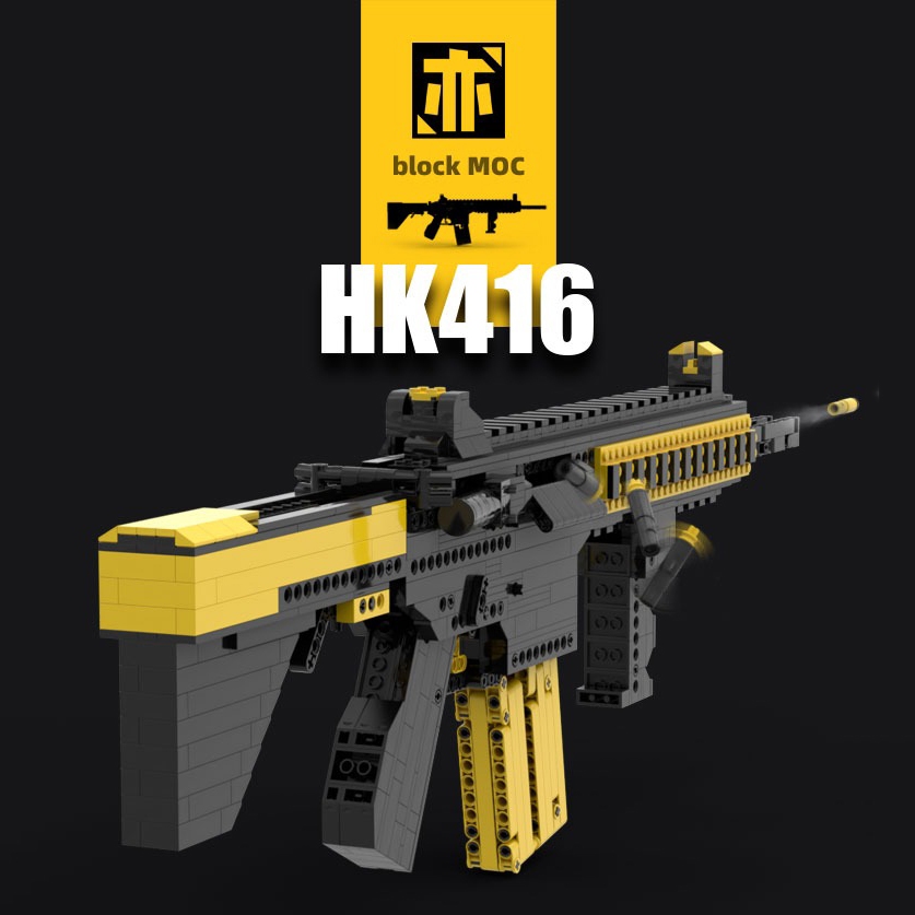 Đồ Chơi Lắp Ráp LEGO Mô Hình Súng CSGO M416 Black Gold Tỉ Lệ 1:1 Với 1000+ Mảnh Ghép - Theo Bản Thiết Kế Chuẩn Kevin183