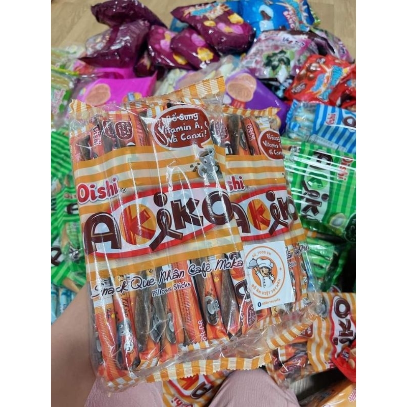 BÁNH SNACK QUE CÓ NHÂN AKIKO GÓI 160GR 20QUE