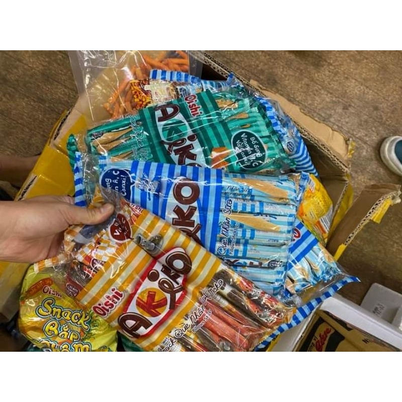 BÁNH SNACK QUE CÓ NHÂN AKIKO GÓI 160GR 20QUE