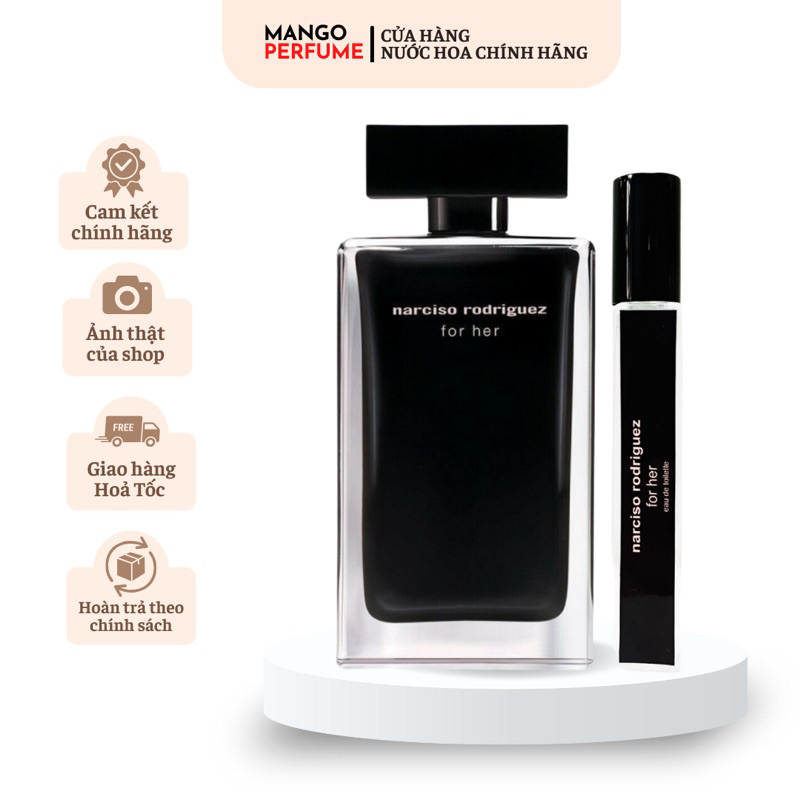 (Chính hãng) Nước hoa chiết Nữ Narciso Rodriguez For Her EDT