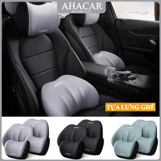 Gối tựa đầu ô tô cao su non AHACAR gối tựa lưng ô tô gối tựa cổ ô tô phụ kiện xe hơi thông minh phụ kiện ô tô