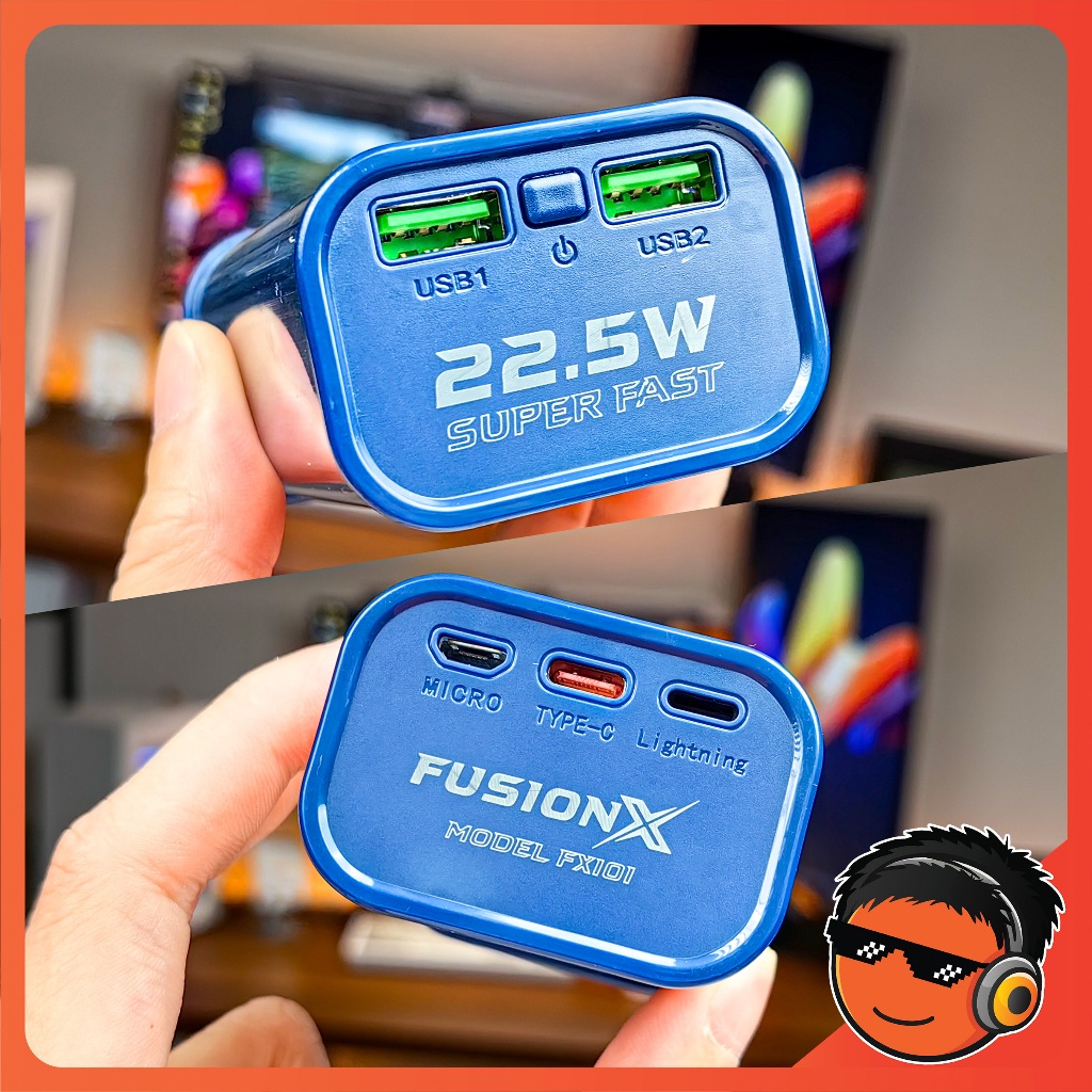 Sạc Dự Phòng FX101 - 10.000mAh Sạc Nhanh22.5W, 2 Pin 21700
