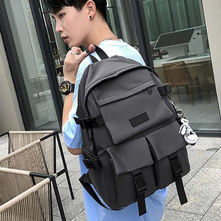 Balo thời trang – ms08 – balo đi học đựng laptop - màu basic