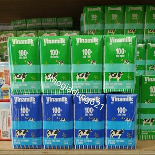 Lốc 4 hộp Sữa tươi Vinamilk có đường, ít đường 110ml